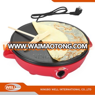 246161 Ningbo household hot sale non stick plate Crepe Maker plate size 30cm 1250W two colors